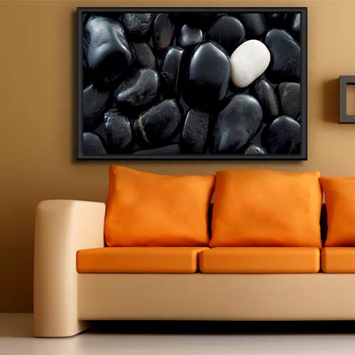 Quadro Decorativo - Caminho de seixos